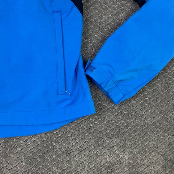 Vintage Adidas Climaproof Jacket Women's Small Hooded Full Zip Blue 2005 Y2K - Picture 3 of 11